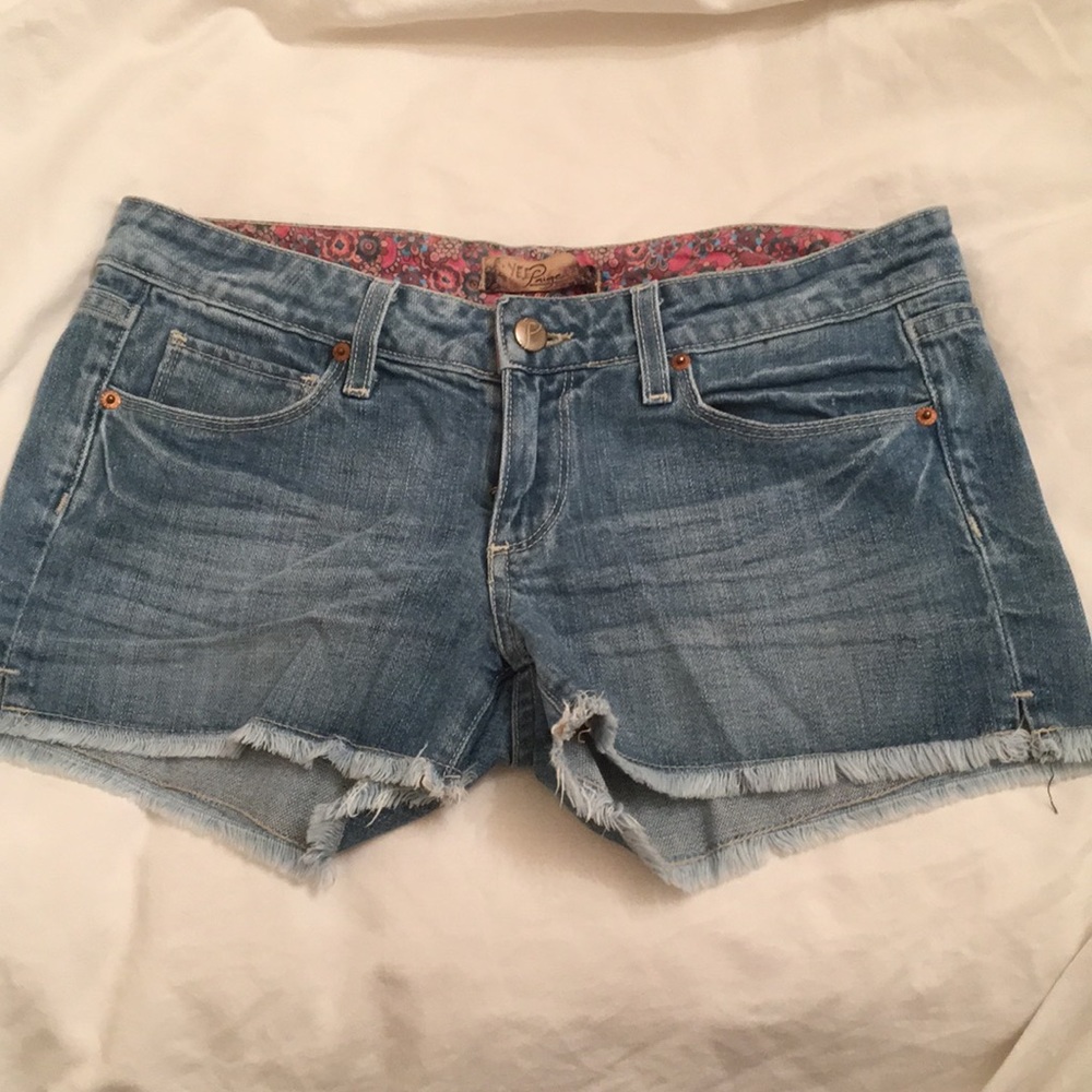 Paige denim jean shorts